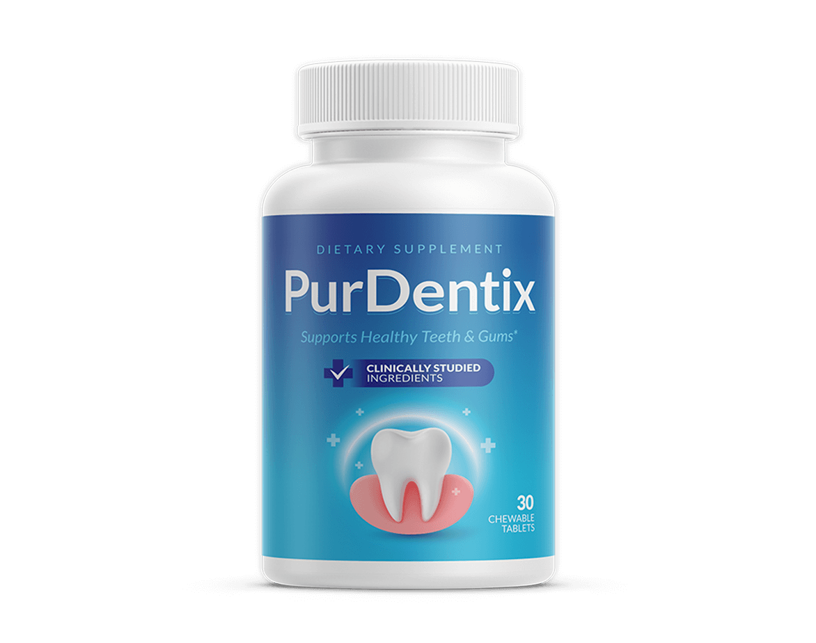 PurDentix dental health supplement bottle